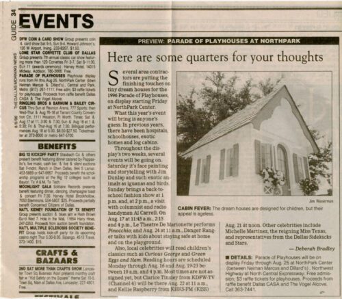 Quarters for your thoughts Historical article 1996