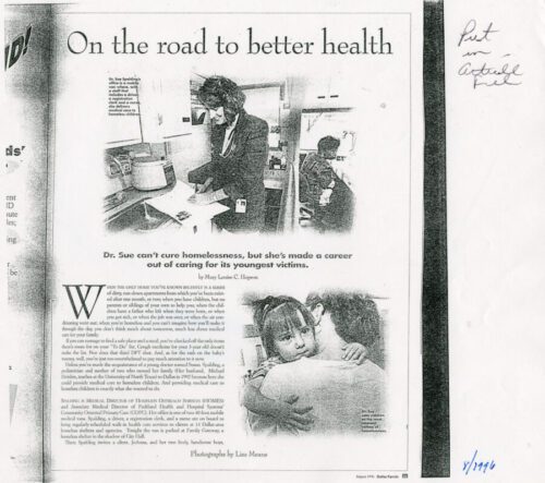 On the road to better health Historical article 1996