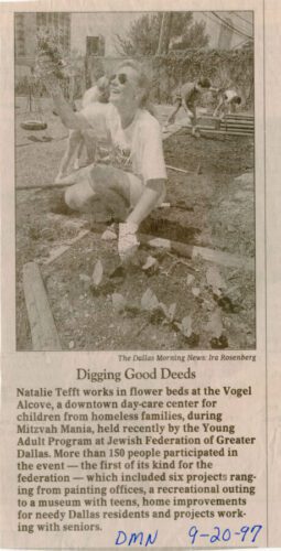 Digging good deeds historical article 1997