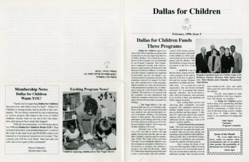 Dallas for Children Historical article 1998