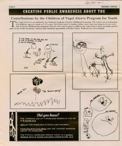 Vogel alcove program awareness Historical article 2001